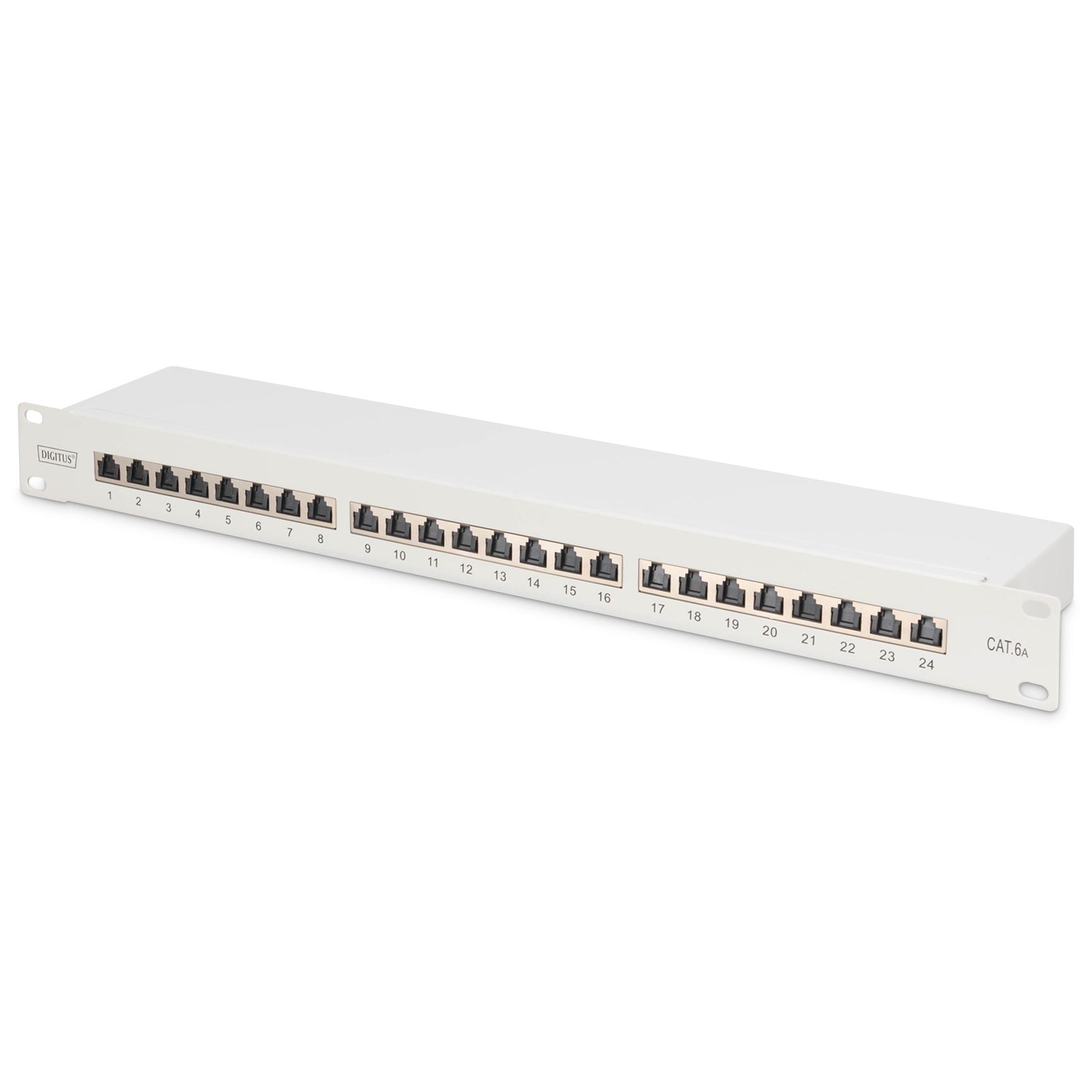Digitus CAT 6A Metal-Clad Patch Panel, Class EA Shielded