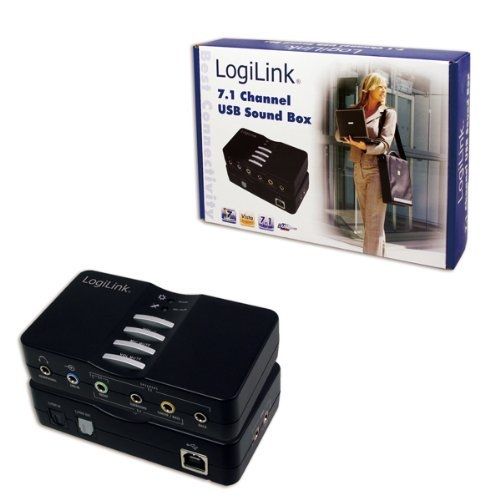 LogiLink 7.1 USB Sound Box - Dolby 7.2 Audio - 48 kHz Sampling Rate