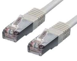 Digital Data Communications RJ-45 (M) to RJ-45 (M) Cable, 10m, SFTP, CAT 6, Halogen Free, Molded, Locked, Grey