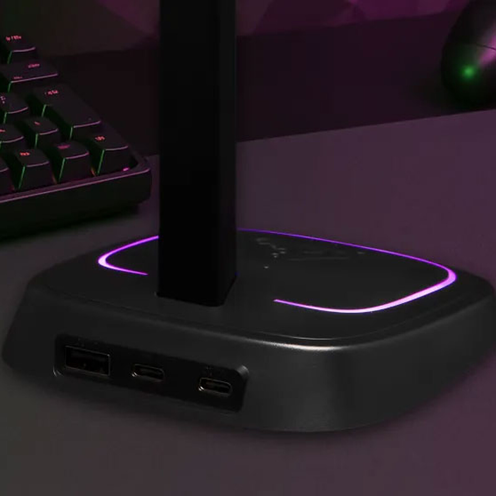 The G-Lab K-Stand Neon HUB USB (Black)