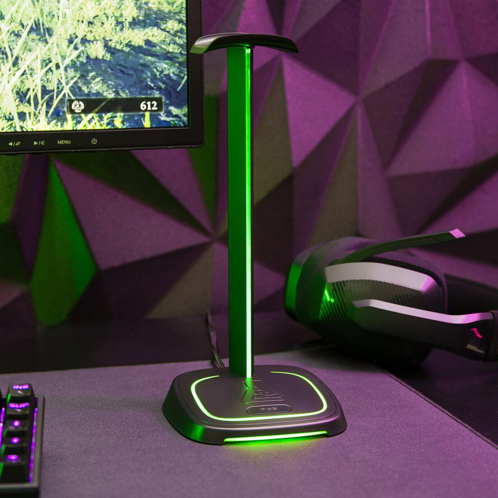 The G-Lab K-Stand Neon HUB USB (Black)