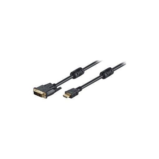 Câble adaptateur M-Cab HDMI vers DVI-D - 2 m - Noir