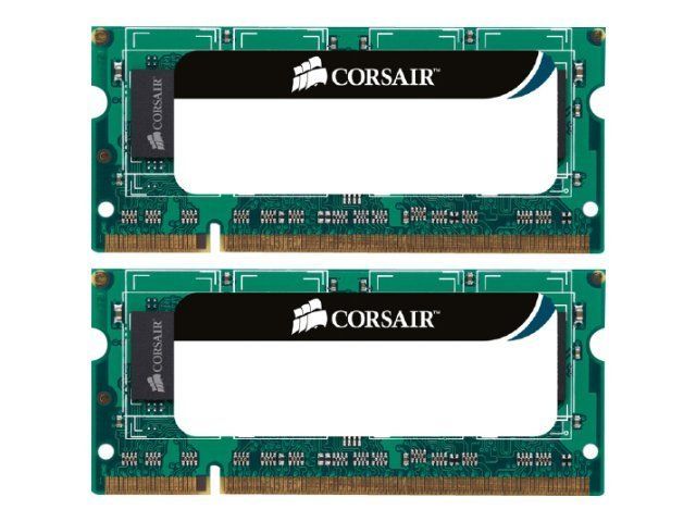 Corsair DDR3 Kit - 8GB (2x4GB) SO-DIMM 204-Pin - 1333MHz/PC3-10600 - CL9 - 1.5V - Buffered Non-ECC Memory