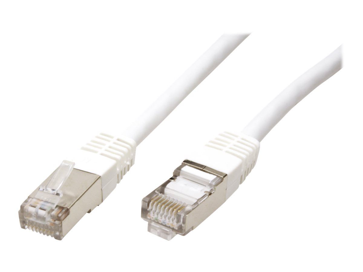 Secomp VALUE - RJ-45 (M) to RJ-45 (M) Connector Cable - 1.5m - SFTP - CAT 6e - Molded, Locked - White