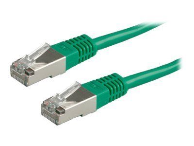 Secomp VALUE - RJ45 (M) to RJ45 (M) Cable - 1.5m - SFTP, PiMF - CAT 6e - Molded, Locked - Green