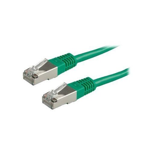 Secomp VALUE - RJ45 (M) to RJ45 (M) Cable - 1.5m - SFTP, PiMF - CAT 6e - Molded, Locked - Green