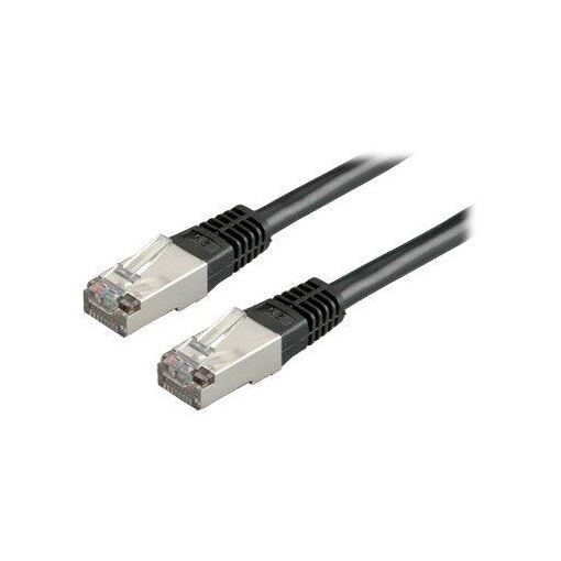 Secomp VALUE - RJ-45 (M) to RJ-45 (M) Cable - 1.5m - SFTP, PiMF - CAT 6e - Molded, Locked - Black