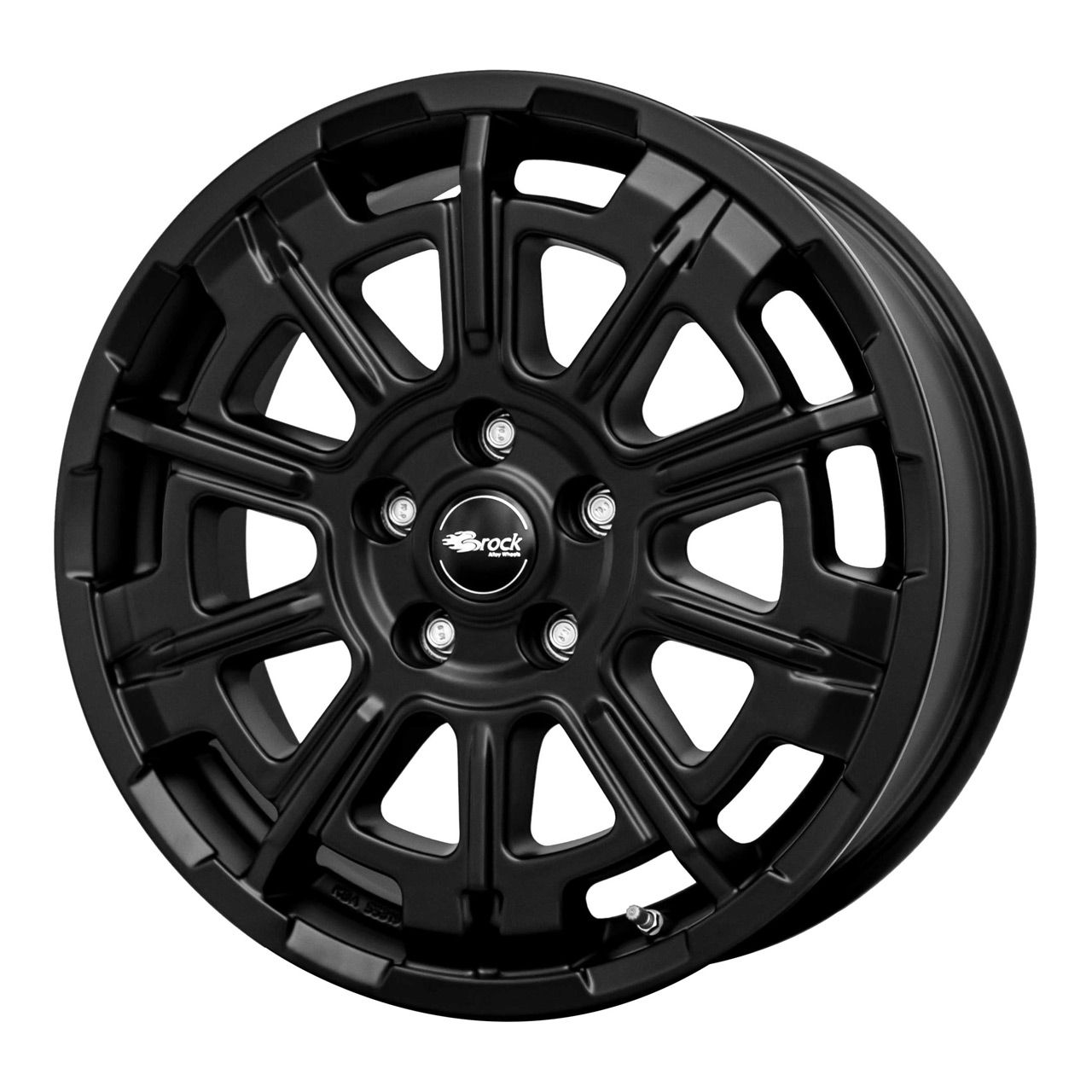 Brock B45-5L 8.0J x 20, 5x120 ET43 Satin Black Matt Alloy Wheel