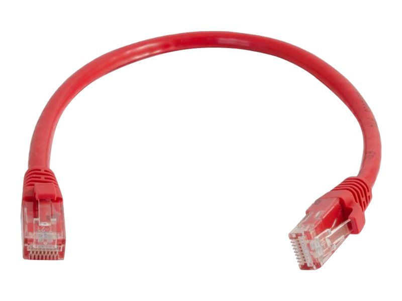 C2G Cat6 Booted UTP Network Patch Cable - 2m, Red