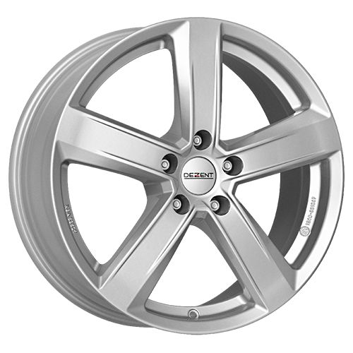 DEZENT Silver 7.5J x 18 Wheel, 5x108 ET50.5