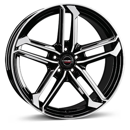 BORBET ATX Design Black Polished Glossy Alloy Wheel 9.5J x 20, 5x112 ET45