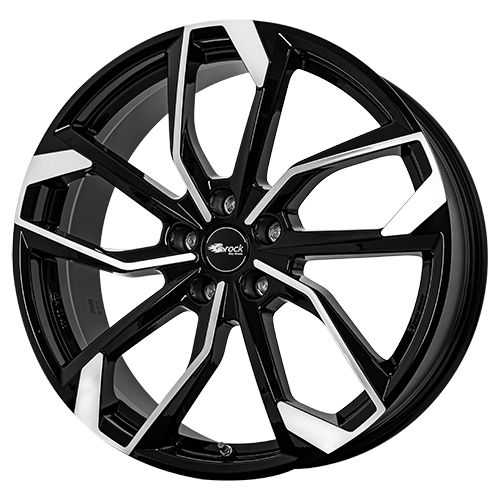 RC-DESIGN RC34 Black Gloss Full Polished Alloy Wheel, 7.5J x 17, 5x112 ET41