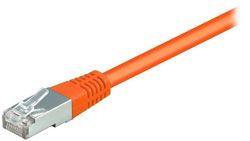 Digital Data Communications SFTP Cat 6 Cable, 15m, RJ-45 (M) to RJ-45 (M), Halogen-free, Molded, Locking, Orange