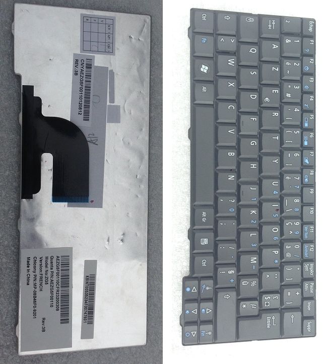 Acer AZERTY French Keyboard for Aspire One, eMachines and More