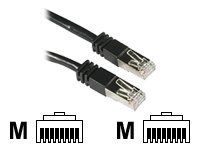 C2G Cat5e Shielded Booted Patch Cable - 2m, RJ-45 (M) to RJ-45 (M), STP, CAT 5e, Black