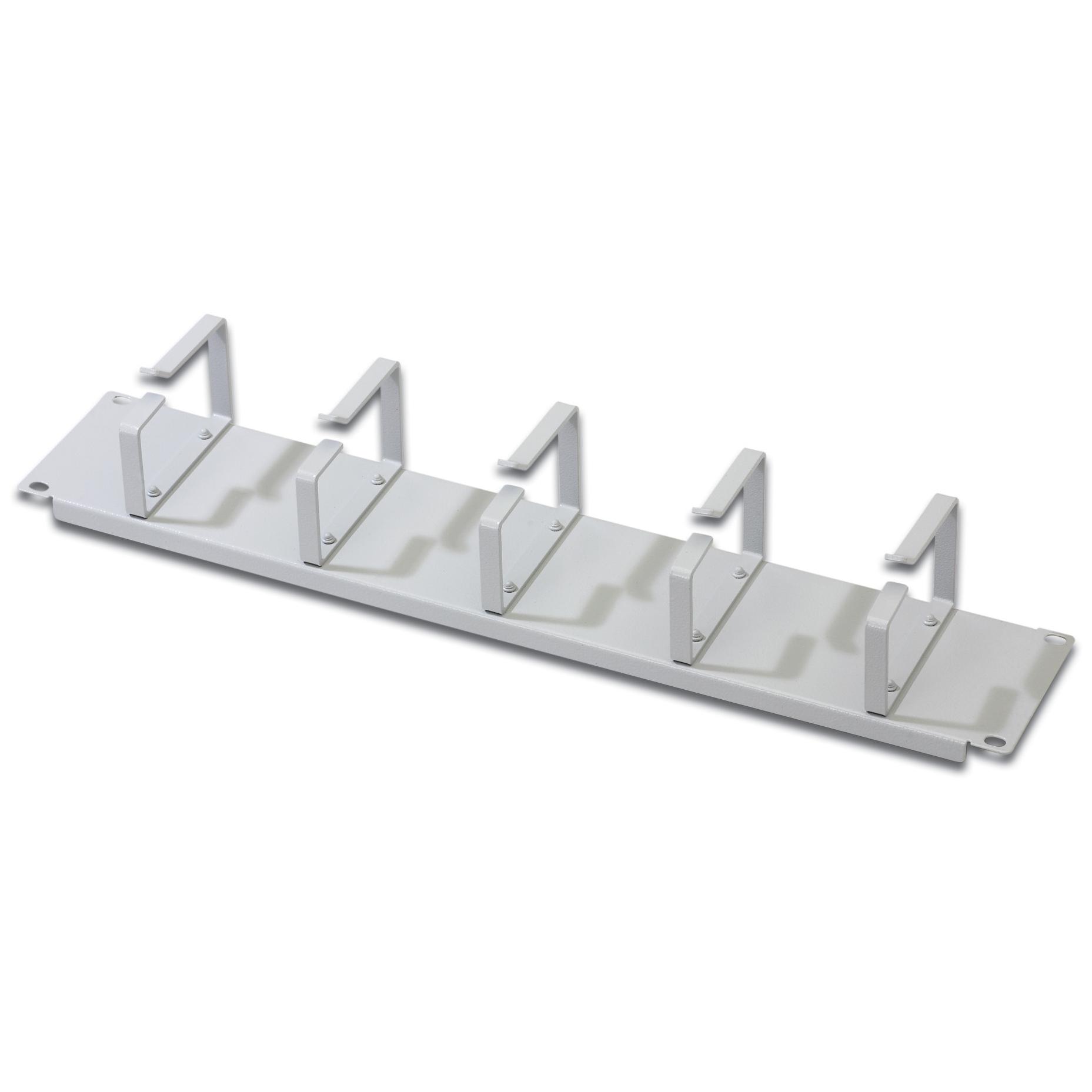 Panneau de gestion de câbles Digitus avec anneaux pour armoires 19 pouces, 483 mm (2 UH)