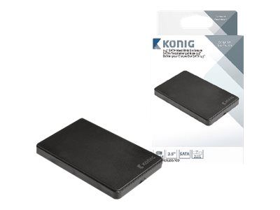 König External Enclosure - 2.5" SATA to USB 3.0 - Black
