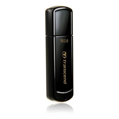Transcend JetFlash 350 16GB USB Flash Drive Type-A 2.0 Black