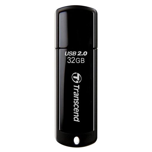 Transcend JetFlash 350 - USB Flash Drive - 32GB - USB 2.0 - Black