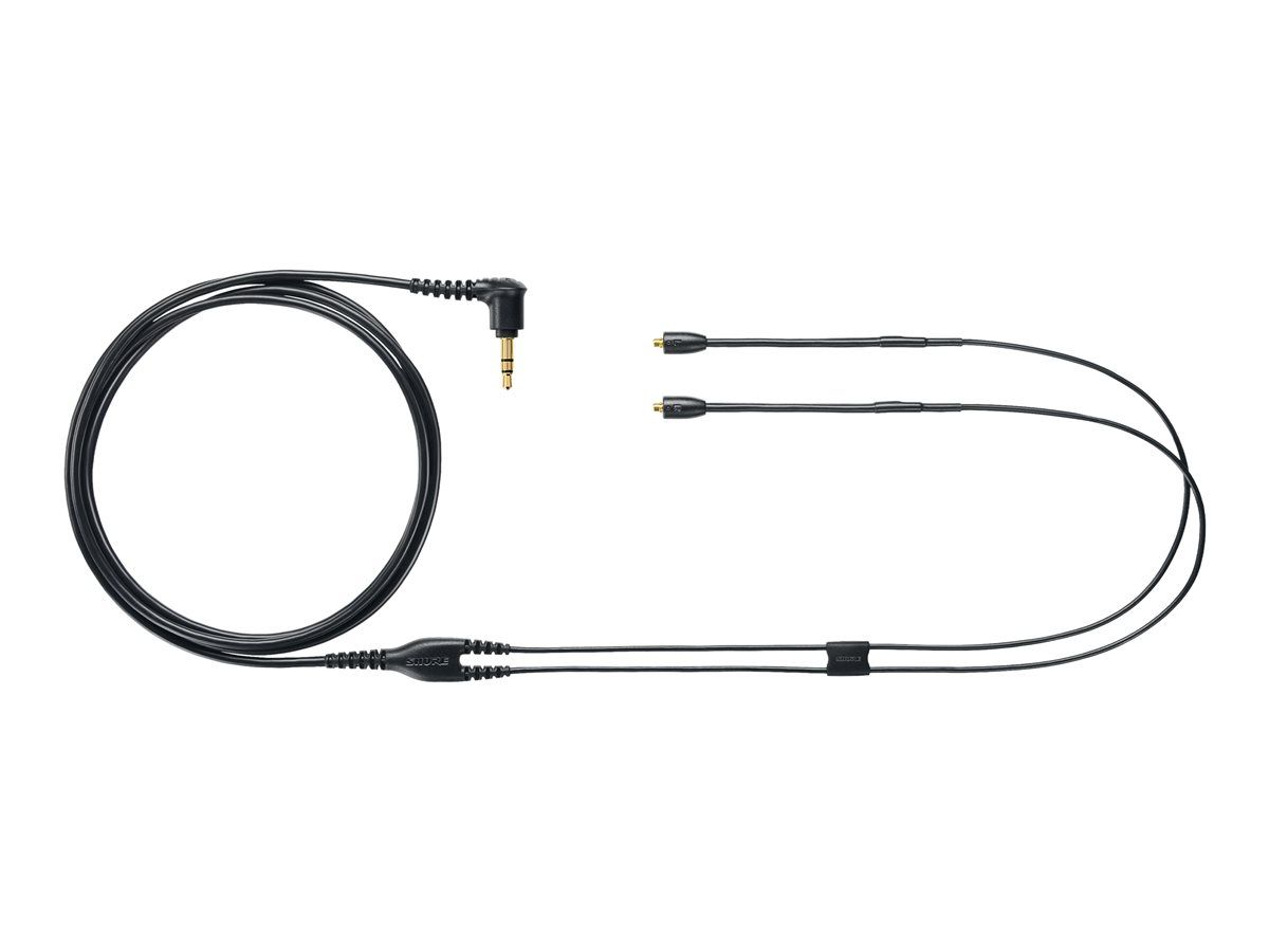 Shure SE315 Cable - Stereo Headphone Cable - 3.5mm Stereo Male to MMCX Male - 6ft - Black