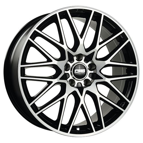 CMS C25-DB Diamond Black Gloss Alloy Wheel, 8.0J x 18, 5x100 ET40