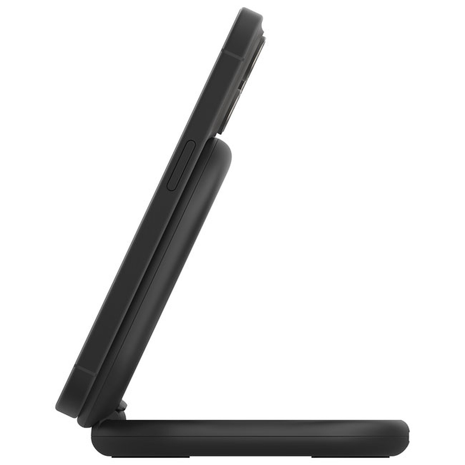 Belkin BoostCharge Magnetic Foldable Charging Stand Qi2 15W (Black) + Mains Charger