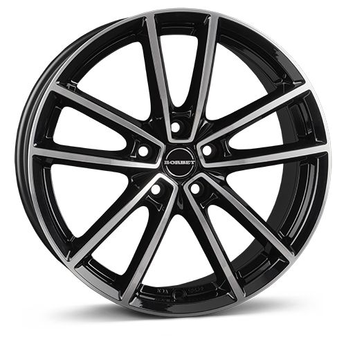 BORBET Design W Black Polished Glossy Alloy Wheel