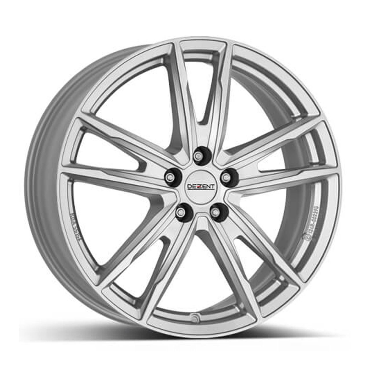 DEZENT KF Silver ECE Wheel, 7.5J x 18, 5x112 ET25