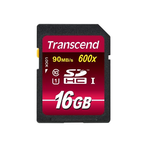 Transcend Flash Memory Card - 16GB - Class 10 - SDHC UHS-I