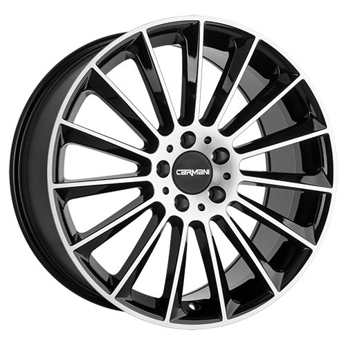 Carmani CA 17 Fritz Black Polish Alloy Wheels, 8.0J x 19, 5x114.3 ET40