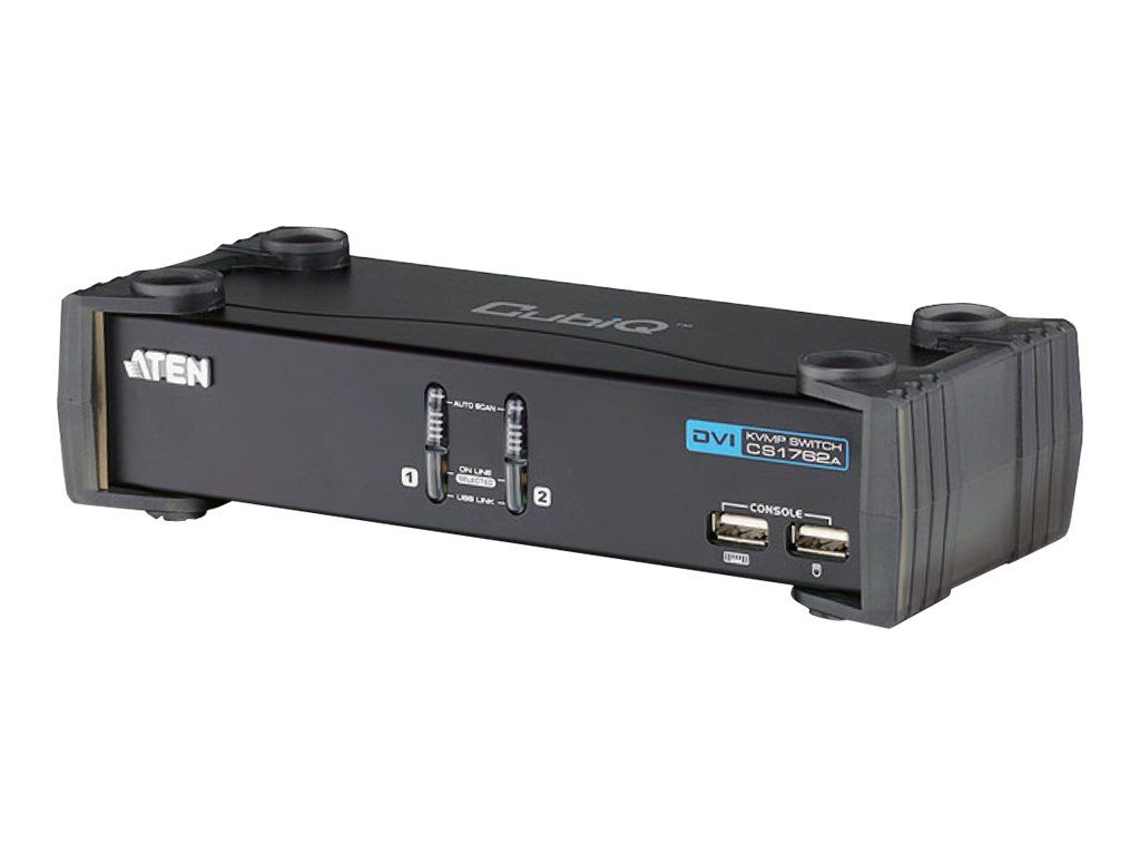 Conmutador ATEN CubiQ CS1762A - 2 Puertos KVM con Audio
