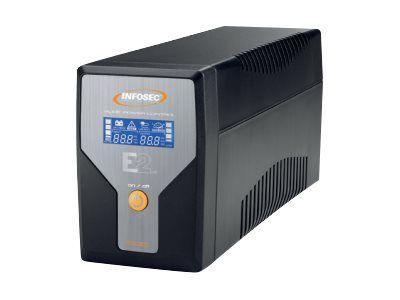UPS INFOSEC E2 LCD 600 - 600 VA - USB - 4 conectores de salida