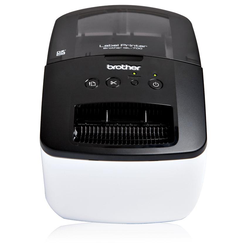 Brother QL-700 Label Printer - Direct Thermal Roll - 6.2 cm Width - 300 dpi - Up to 150 mm/sec - USB - Cutter