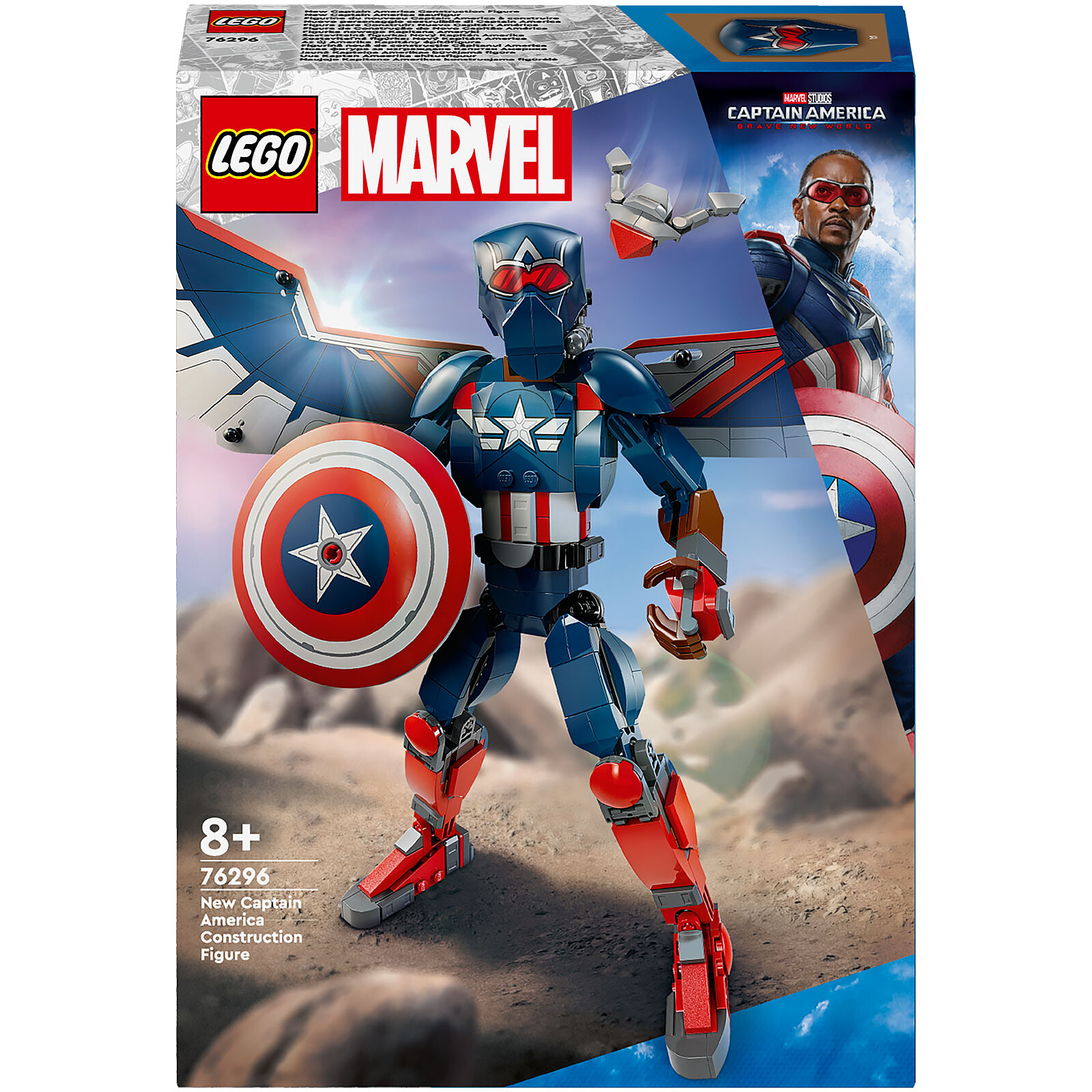 LEGO Marvel 76296 New Captain America Action Figure to Build