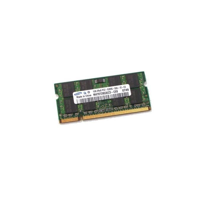 Aclouddate® SODIMM DDR2 RAM 667MHz 1GB PC2-5300S CL5 (M470T2953EZ3-CE6)