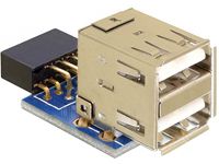 Adaptador USB Delock (Conector IDC de 10 pines a USB) 