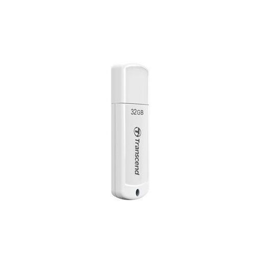 Transcend JetFlash 370 USB Flash Drive - 32GB, USB 2.0 - White
