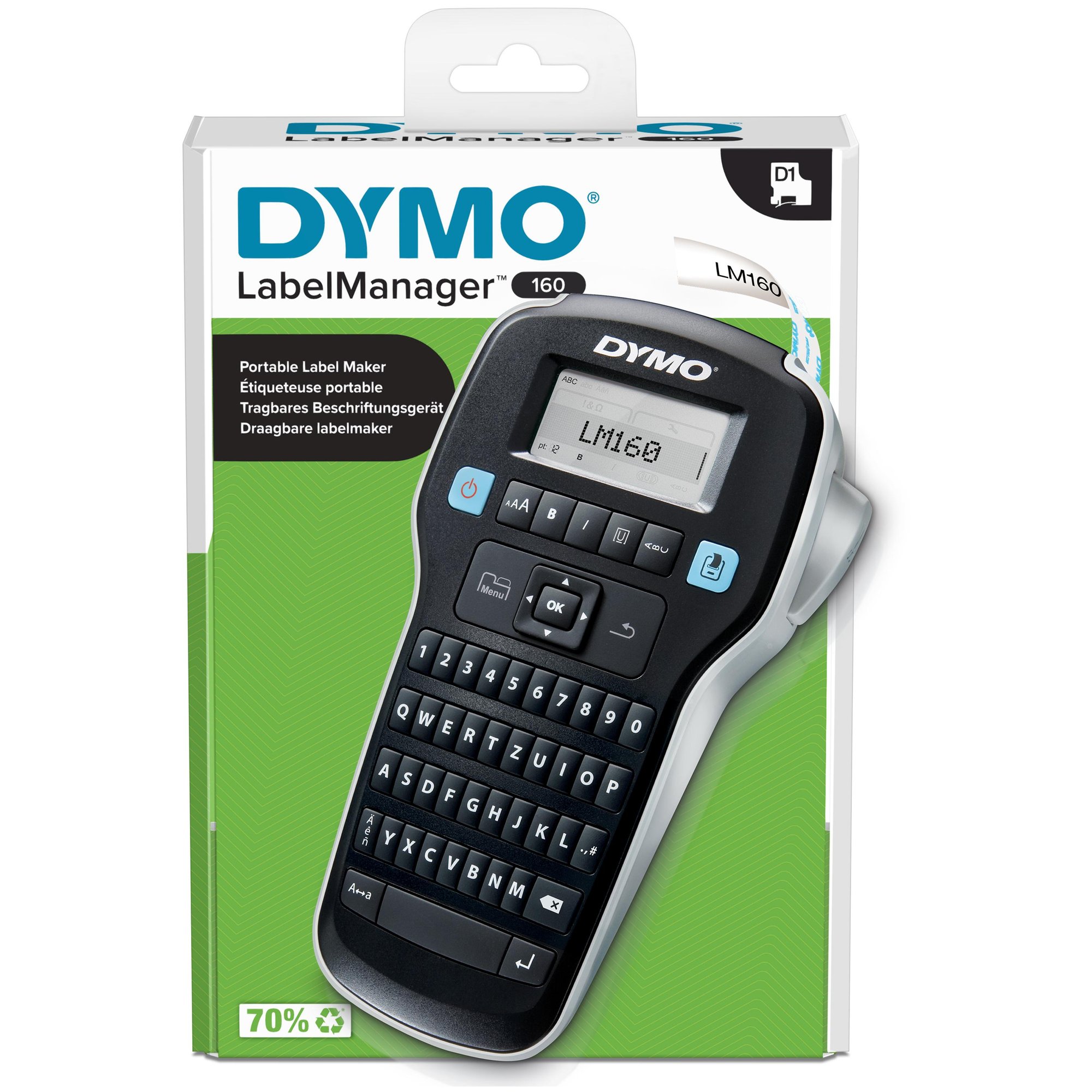 Imprimante à étiquettes Dymo LabelManager 160 QWERTZ