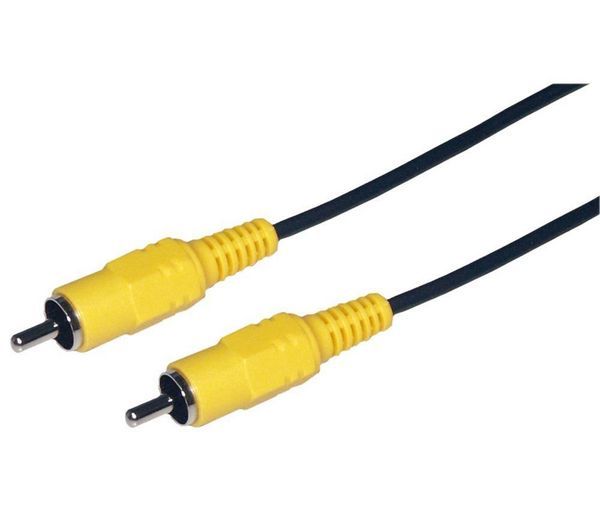 Câble vidéo/audio coaxial MCL Samar - 1,5 m RCA mâle à RCA mâle