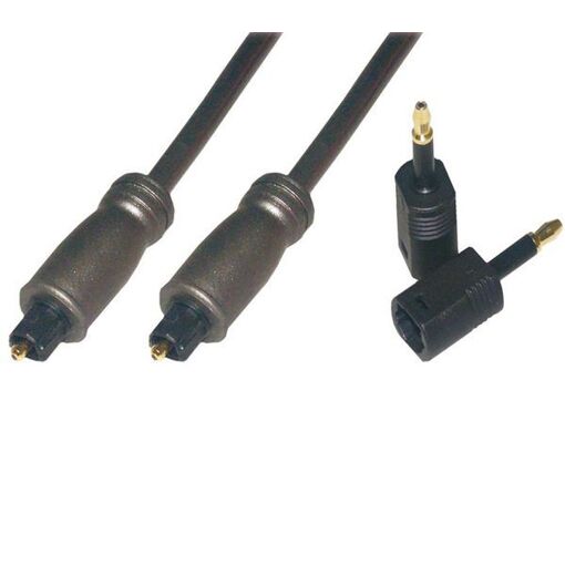Kit de cables de audio digital MCL - TOSLINK óptico macho a macho
