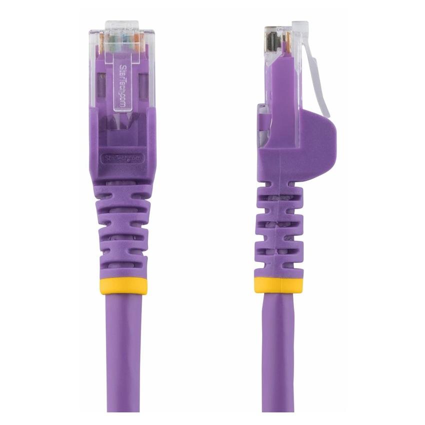 StarTech 15m CAT6 Ethernet Cable, Purple
