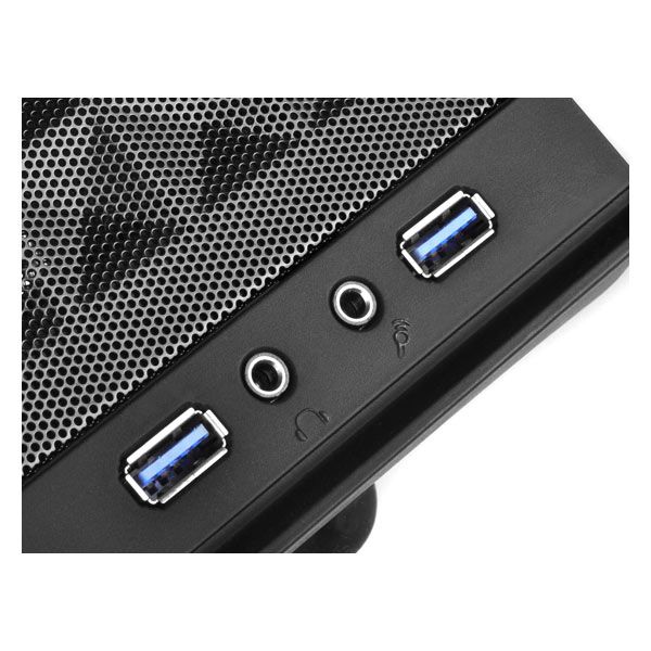 Silverstone SUGO SG13 - Mini-DTX Tower Case - Black - USB/Audio