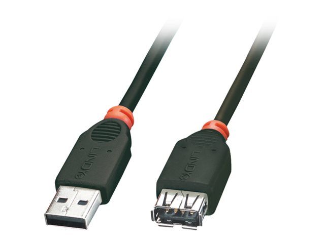 Câble d'extension USB Lindy - 50 cm, Noir