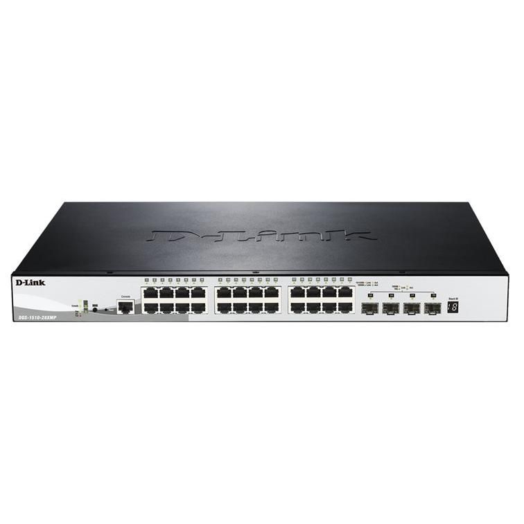 D-Link SmartPro 24-Port Gigabit Managed Switch (PoE+)