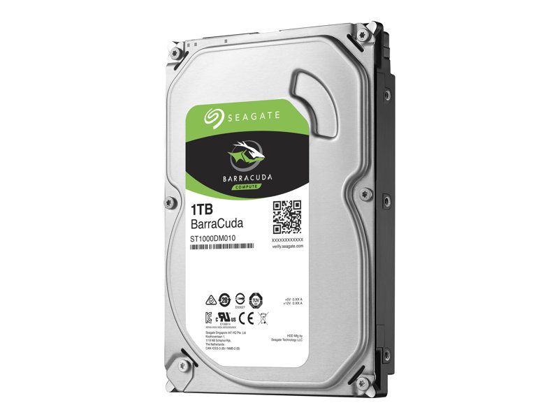 Seagate Barracuda 1TB Internal Hard Drive - 3.5" SATA 6Gb/s, 7200 RPM, 64MB Buffer