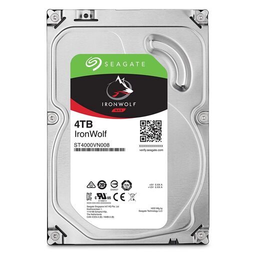 Disque dur interne Seagate IronWolf 4 To
