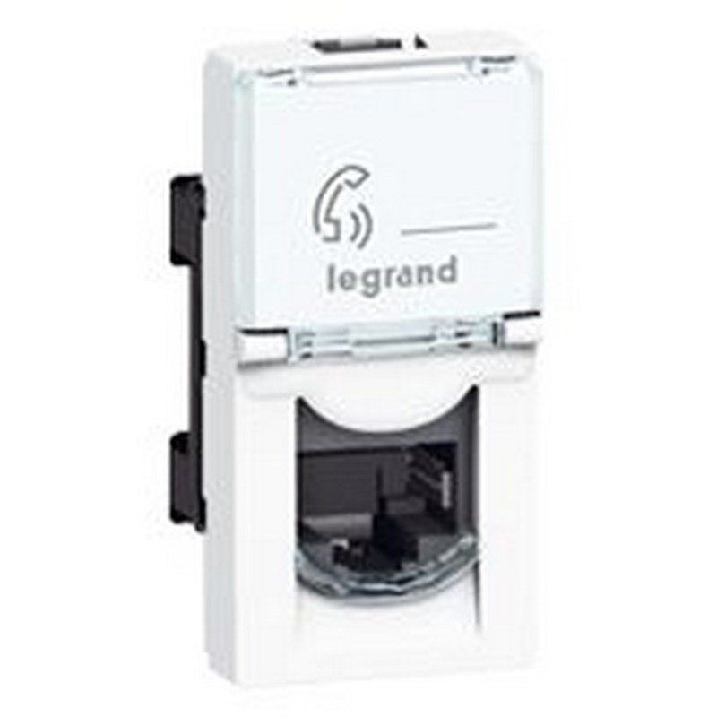 Legrand 076562 - Cat. 6 RJ45 Modular Socket - FTP - 1 Module - White