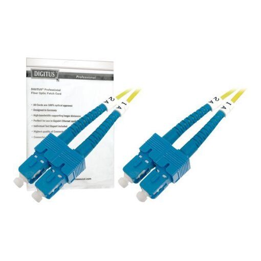 Digitus 10m Optical Fiber SC (M) to SC (M) Cable