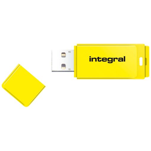 Clé USB Integral Neon - 32 Go - USB 2.0 - Jaune