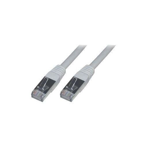MCL Eco - Cable de conexión RJ-45 Cat 5e - 5 m - Pareja trenzada con pantalla (F/UTP) - Gris